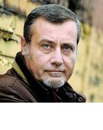 Massimo Carlotto, Italian author of the Aligator mystery novels set in the Veneto, Italy.
